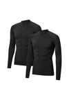 DANISH ENDURANCE Compression LS Funktionsshirt Herren - schwarz