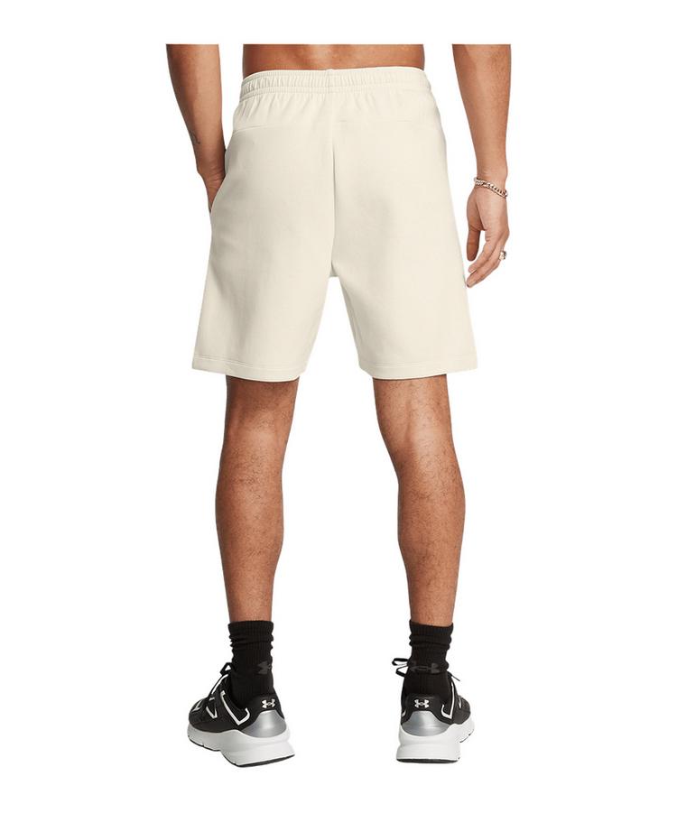 Under Armour Under Armour Unstoppable Fleece Short Wei&szlig; Laufshorts Herren - weissschwarz - 1 | SportScheck
