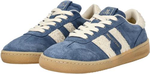 Rückansicht von Marc O'Polo Sneaker Sneaker Damen Blau/Beige