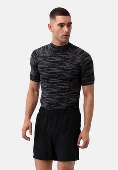 Rückansicht von DANISH ENDURANCE Compression SS Kompressionstop Herren black_grey camo