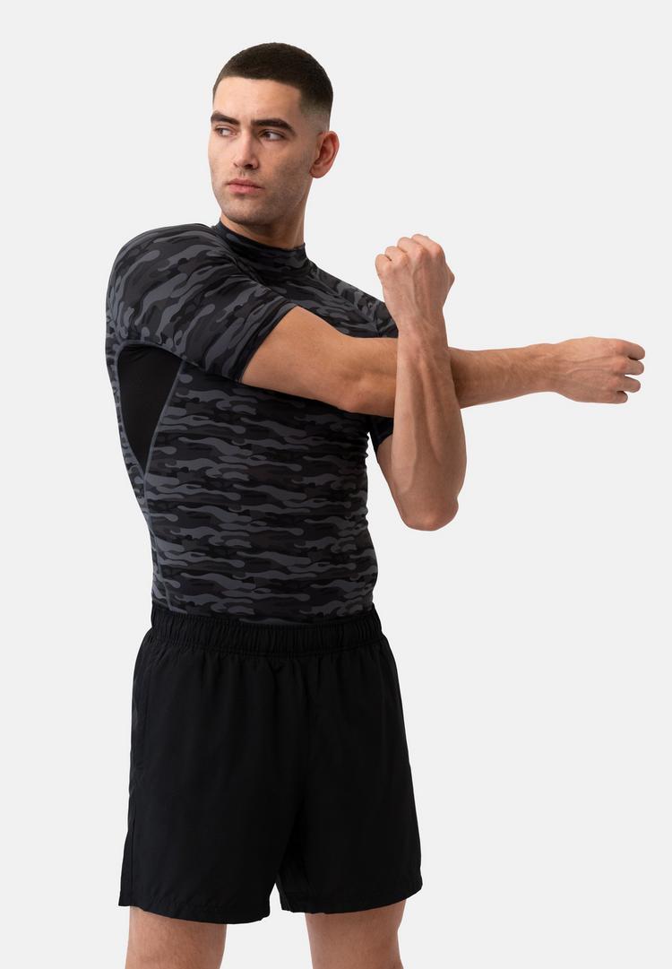 DANISH ENDURANCE DANISH ENDURANCE Compression SS Kompressionstop Herren - black_grey camo - 2 | SportScheck