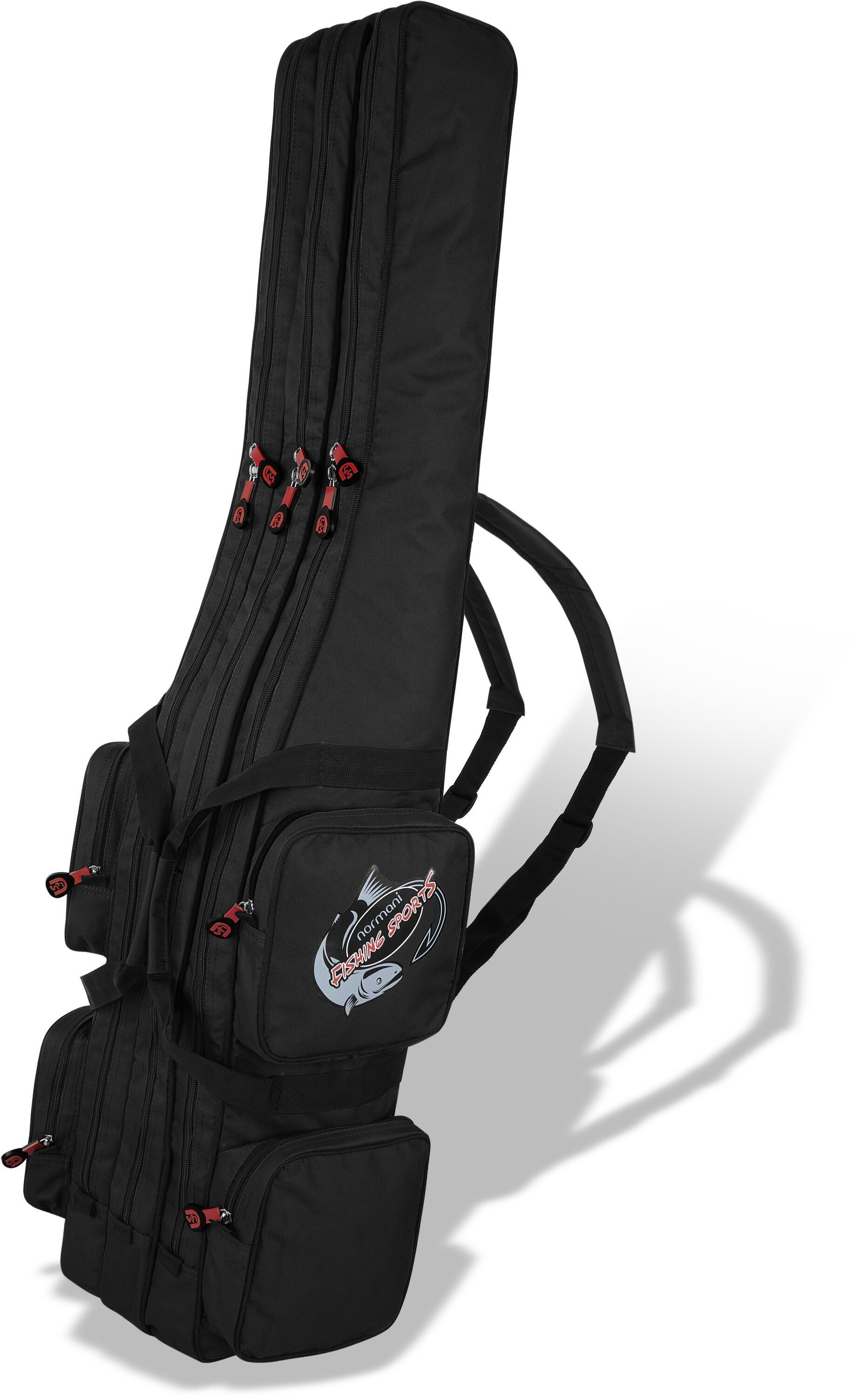 normani Outdoor Sports RodBox Triple Tragetasche - Schwarz
