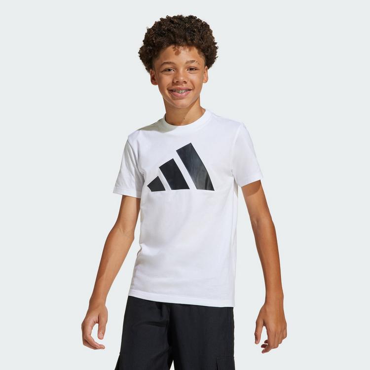adidas adidas Essentials Kids T-Shirt Funktionsshirt Kinder - White / Black - 1 | SportScheck