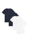 DANISH ENDURANCE Basic Crew Neck T-Shirt Herren - white_dark navy