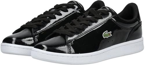 Rückansicht von Lacoste Sneaker Sneaker Damen Schwarz Lack