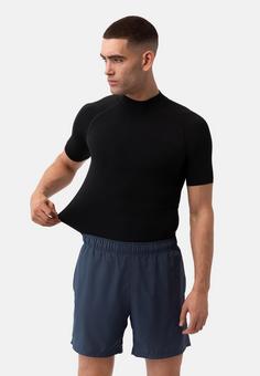 Rückansicht von DANISH ENDURANCE Compression SS Kompressionstop Herren schwarz