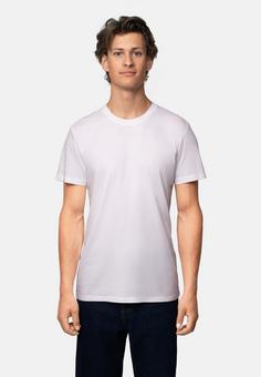 Rückansicht von DANISH ENDURANCE Basic Crew Neck T-Shirt Herren weiß