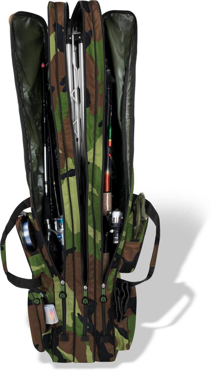 normani Outdoor Sports normani Outdoor Sports RodBox Triple Tragetasche - Woodland - 4 | SportScheck