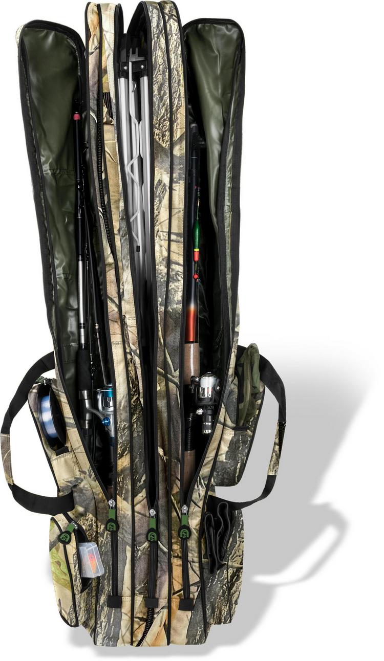 normani Outdoor Sports normani Outdoor Sports RodBox Triple Tragetasche - Green-Camo - 4 | SportScheck