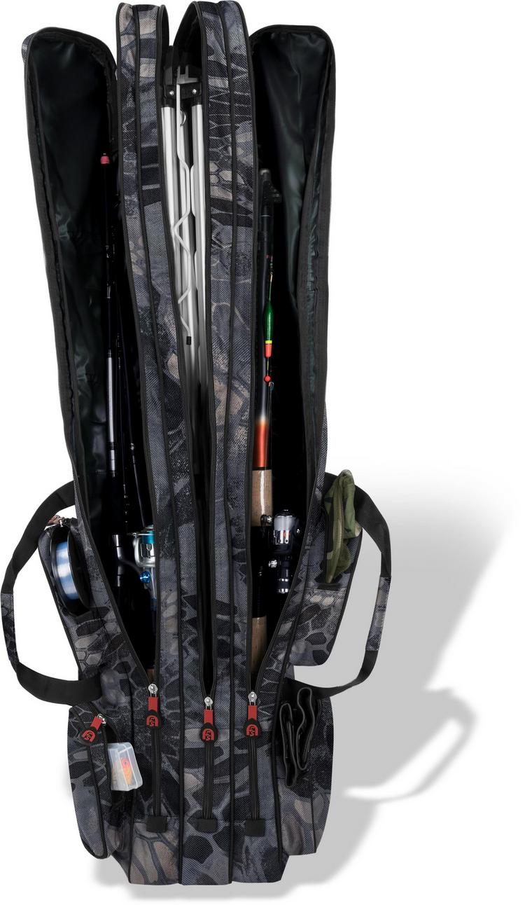 normani Outdoor Sports normani Outdoor Sports RodBox Triple Tragetasche - Black-Camo - 4 | SportScheck