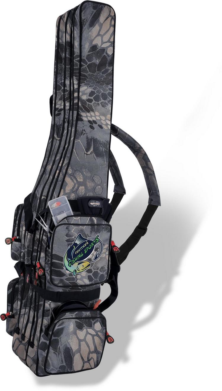 normani Outdoor Sports normani Outdoor Sports RodBox Triple Tragetasche - Black-Camo - 0 | SportScheck