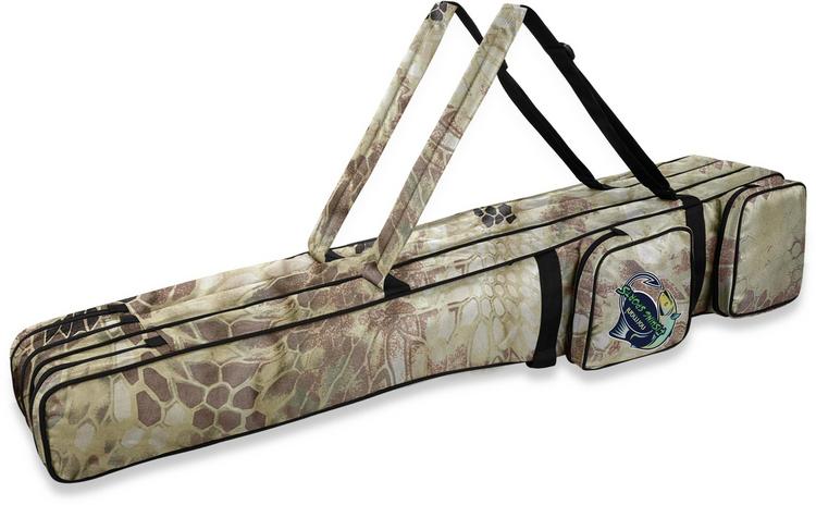 normani Outdoor Sports normani Outdoor Sports RodBox Triple Tragetasche - Waldtarn - 1 | SportScheck