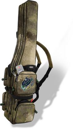 Rückansicht von normani Outdoor Sports RodBox Triple Tragetasche TAC