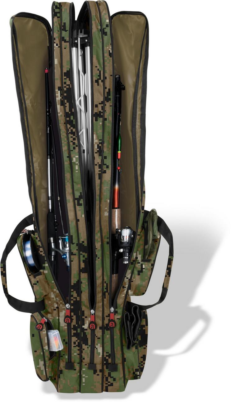 normani Outdoor Sports normani Outdoor Sports RodBox Triple Tragetasche - Digital Woodland - 4 | SportScheck