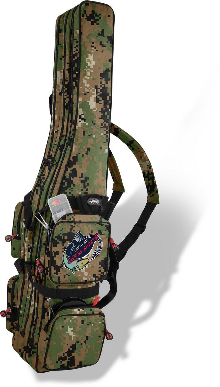 normani Outdoor Sports normani Outdoor Sports RodBox Triple Tragetasche - Digital Woodland - 0 | SportScheck