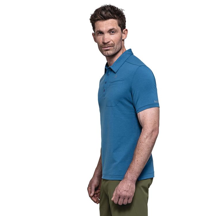 Sch&ouml;ffel Sch&ouml;ffel Polo Shirt Ramseck M Poloshirt Herren - 8405 - blau - 2 | SportScheck