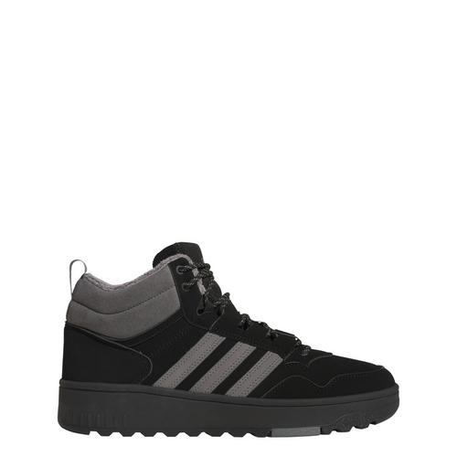 Rückansicht von adidas Hoops 4.0 Mid Schuh Sneaker Core Black / Grey Four / Core Black