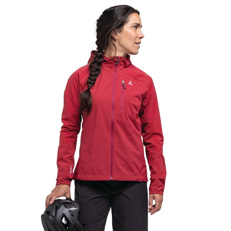 Sch&ouml;ffel Sch&ouml;ffel Hybrid Jk Style Mamry WMS Fahrradjacke Damen - 3750 - rot - 0 | SportScheck