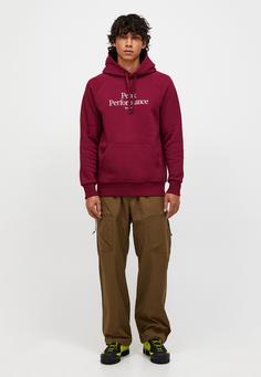 Rückansicht von Peak Performance M Original Hood Sweatshirt Herren WEINROT