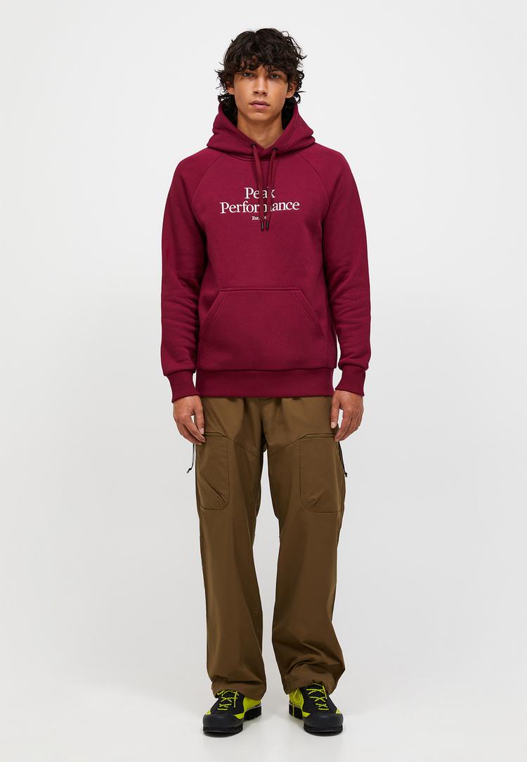 Peak Performance Peak Performance M Original Hood Sweatshirt Herren - weinrot - 0 | SportScheck