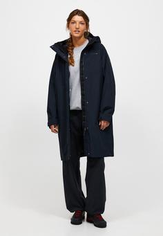 Rückansicht von Peak Performance Funktionsmantel Damen BLACK