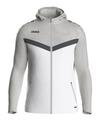 JAKO Iconic Kapuzenjacke Trainingsjacke - weissgrau