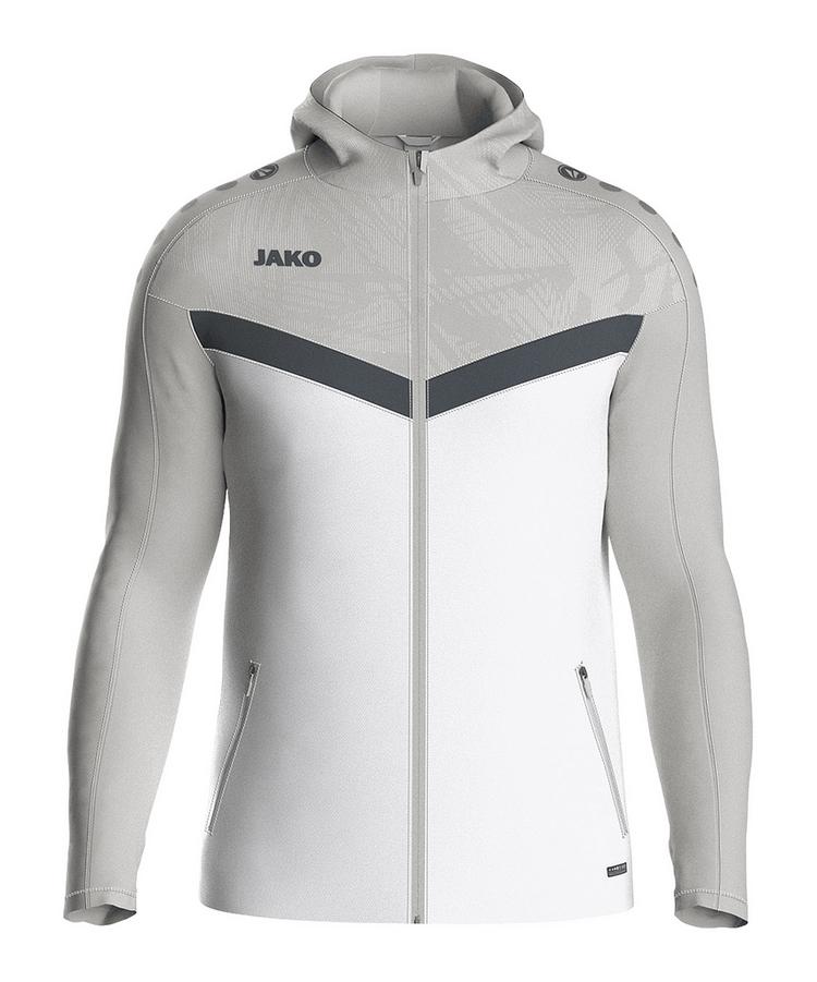 JAKO JAKO Iconic Kapuzenjacke Trainingsjacke - weissgrau - 0 | SportScheck