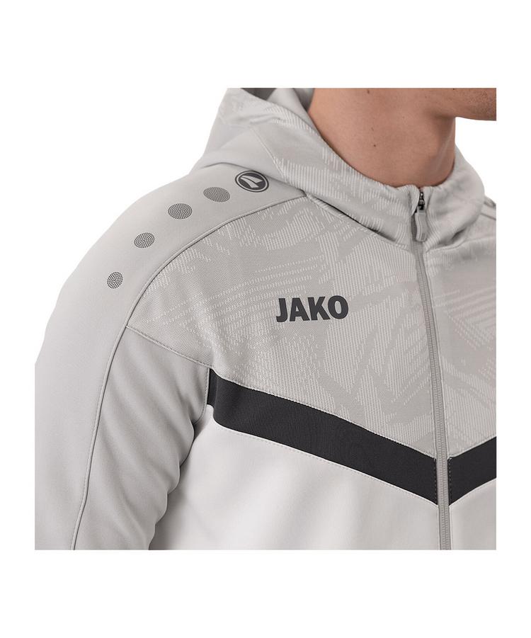 JAKO JAKO Iconic Kapuzenjacke Trainingsjacke - weissgrau - 0 | SportScheck