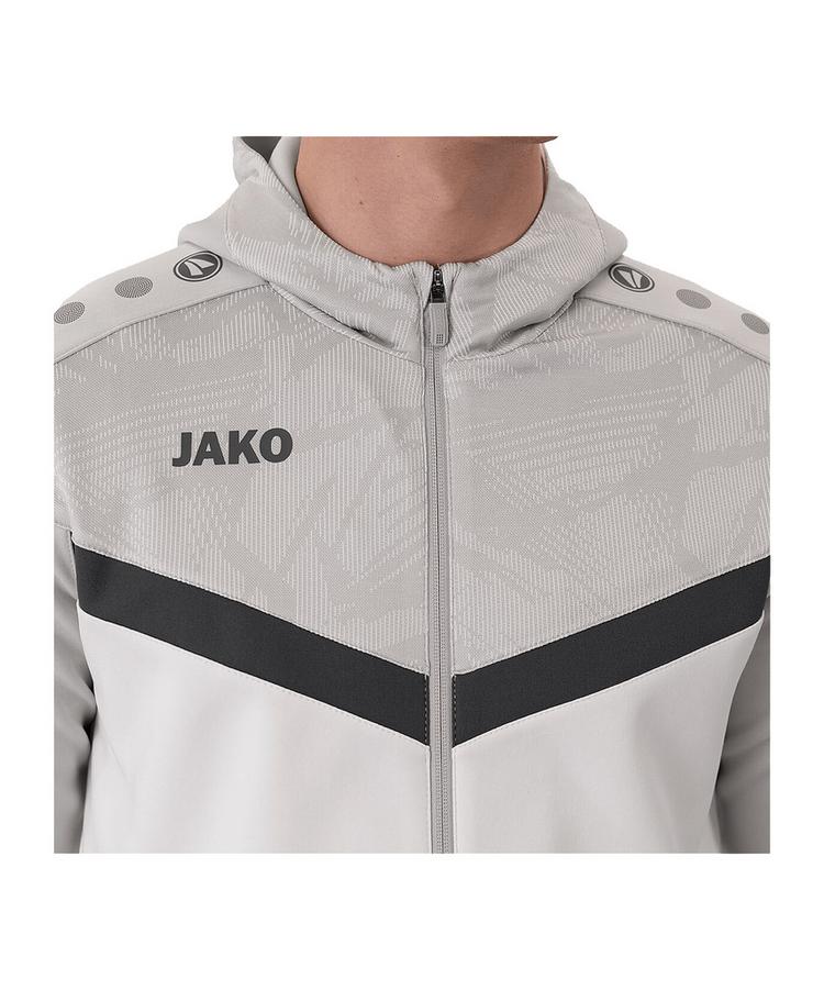 JAKO JAKO Iconic Kapuzenjacke Trainingsjacke - weissgrau - 1 | SportScheck