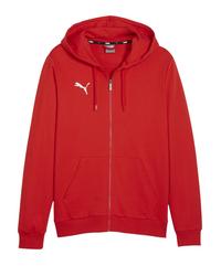 PUMA teamGOAL Casuals Kapuzenjacke Trainingsjacke Herren - rotweiss