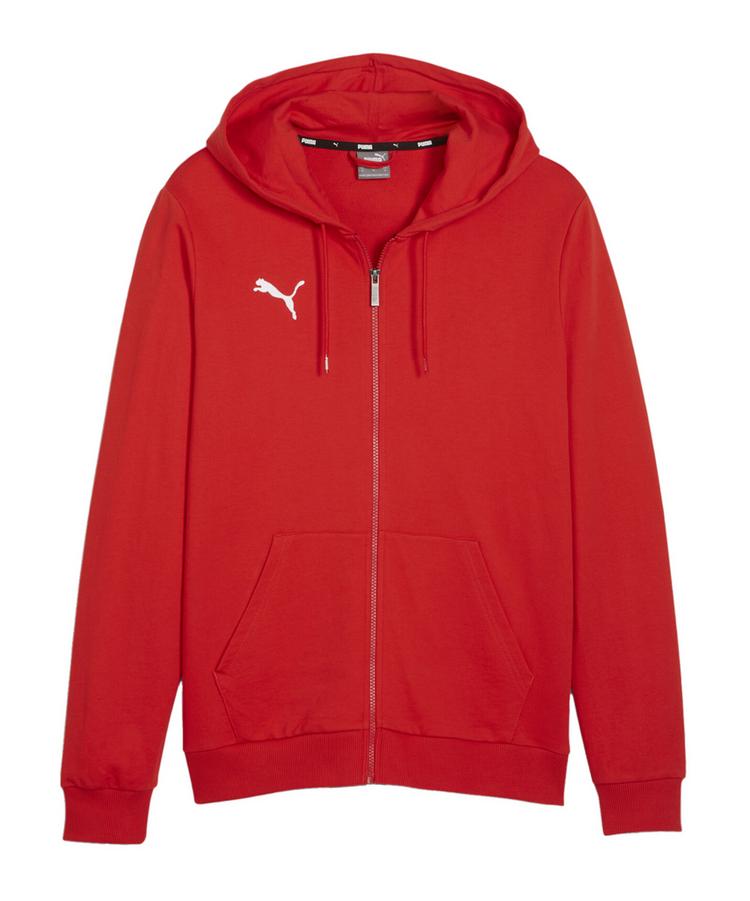 PUMA PUMA teamGOAL Casuals Kapuzenjacke Trainingsjacke Herren - rotweiss - 0 | SportScheck