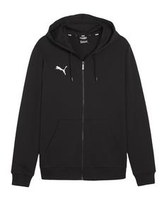 PUMA teamGOAL Casuals Kapuzenjacke Trainingsjacke Herren schwarzweiss