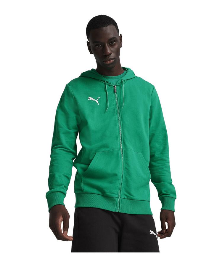 PUMA PUMA teamGOAL Casuals Kapuzenjacke Trainingsjacke Herren - gruenweiss - 0 | SportScheck
