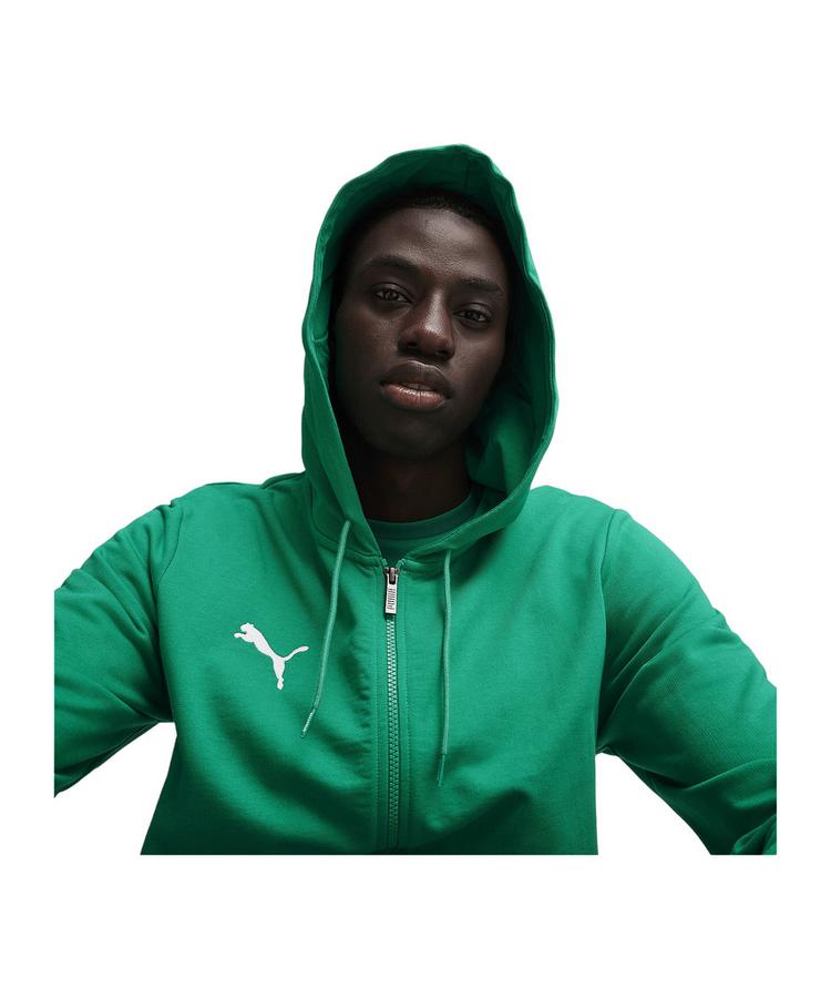 PUMA PUMA teamGOAL Casuals Kapuzenjacke Trainingsjacke Herren - gruenweiss - 1 | SportScheck
