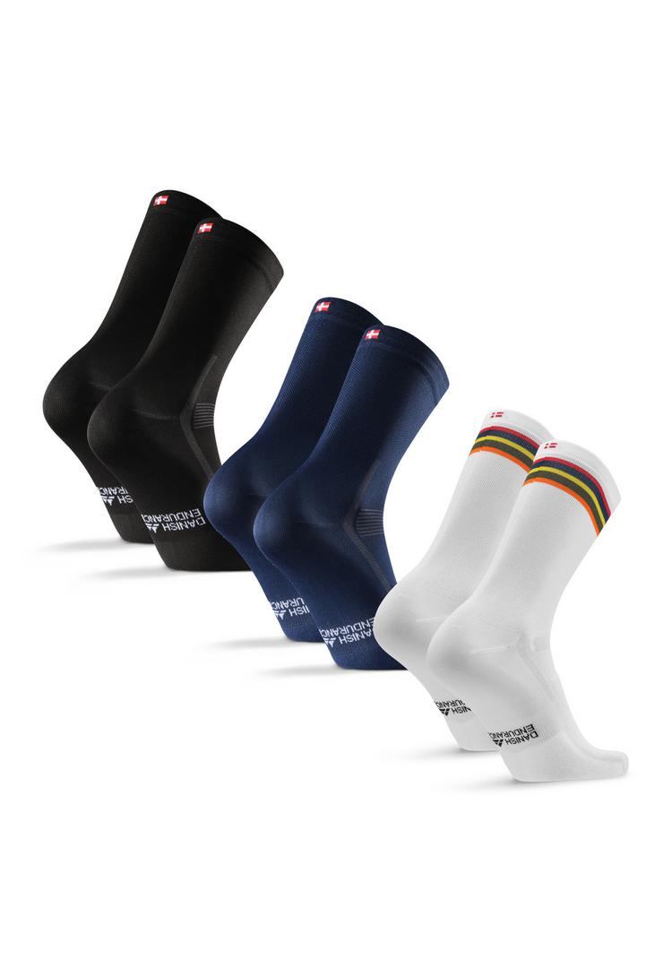 DANISH ENDURANCE DANISH ENDURANCE long cycling Socken - black/navy/white - 0 | SportScheck