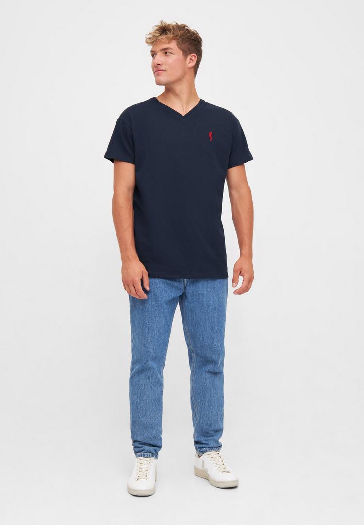 Derbe Derbe Basic Kippes Printshirt Herren - navy - 1 | SportScheck