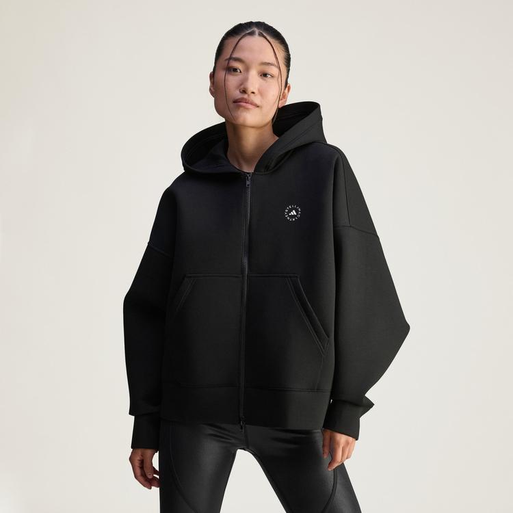 adidas adidas adidas By Stella McCartney Scuba Hoodie Hoodie Damen - Black - 0 | SportScheck