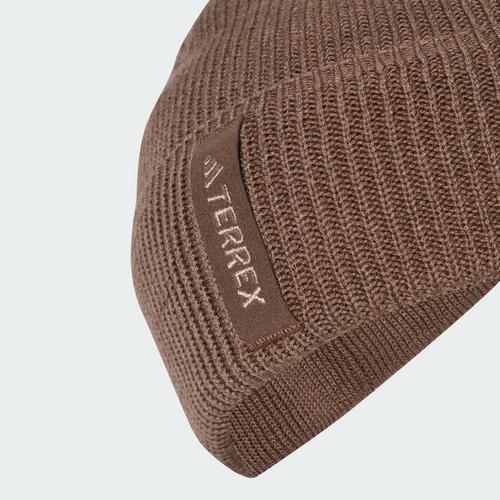 Rückansicht von adidas Terrex Xploric Merino Mütze Beanie Earth Strata