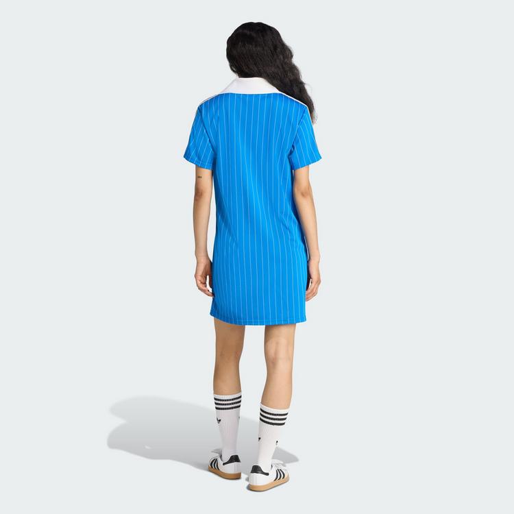 adidas adidas Real Madrid Terrace Icons Kleid Laufkleid Damen - Blue Bird / White - 1 | SportScheck