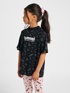 Rückansicht von hummel Funktionsshirt Kinder BLACK/EBONY