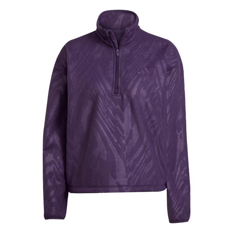 adidas adidas AOP Polarfleece Pullover Funktionssweatshirt Damen - Aurora Plum - 0 | SportScheck