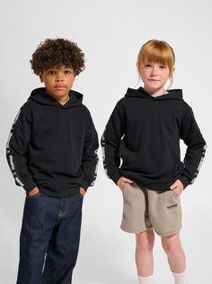 Rückansicht von hummel Hoodie Kinder BLACK