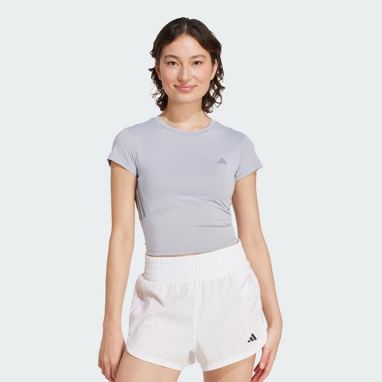 adidas adidas Hyperglam Shine Baby T-Shirt Funktionsshirt Damen - Halo Silver / Grey - 0 | SportScheck