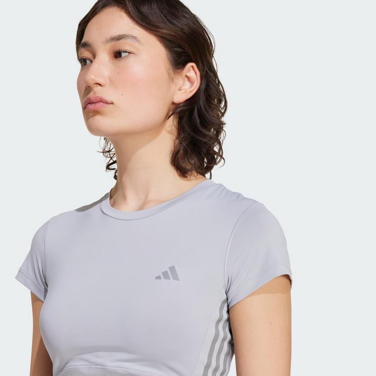 adidas adidas Hyperglam Shine Baby T-Shirt Funktionsshirt Damen - Halo Silver / Grey - 0 | SportScheck