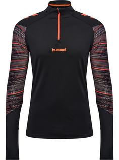 hummel Funktionssweatshirt BLACK/ORANGE