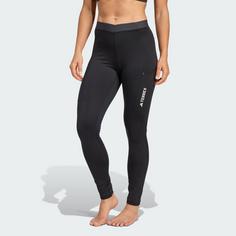 Rückansicht von adidas Terrex Xperior Angeraute Leggings Leggings Damen Black