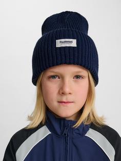 Rückansicht von hummel Beanie Kinder DRESS BLUES
