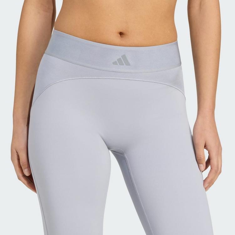 adidas adidas Hyperglam Shine Full-Length Leggings Leggings Damen - Halo Silver / Grey - 0 | SportScheck