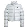 adidas Kunstdaunen Glam Kids Jacke Daunenjacke Kinder - Silver Metallic / Black Reflective