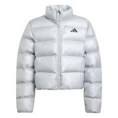 adidas Kunstdaunen Glam Jacke für Kinder Daunenjacke Kinder Silver Metallic / Black Reflective